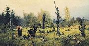 Vasily Polenov Burnt Forest oil painting